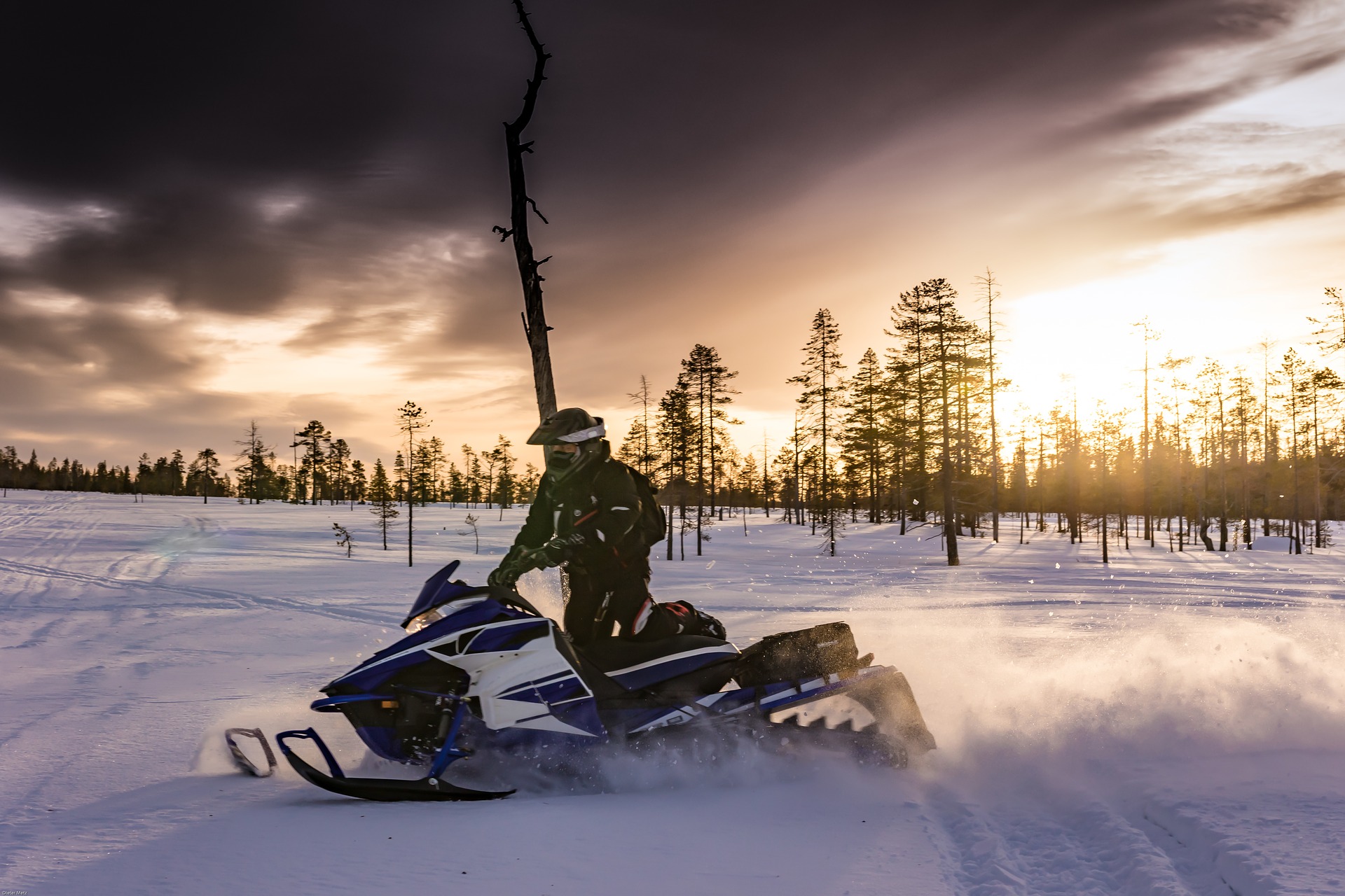 Staying Safe While Snowmobiling